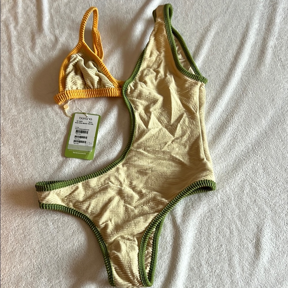 NWT Sexy Tanga Cutout Swimsuit - Purchased in Brazilian Botique